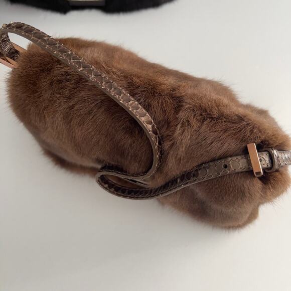 Fendi baguette mini mamma cute squirrel fur - Picture 10 of 14